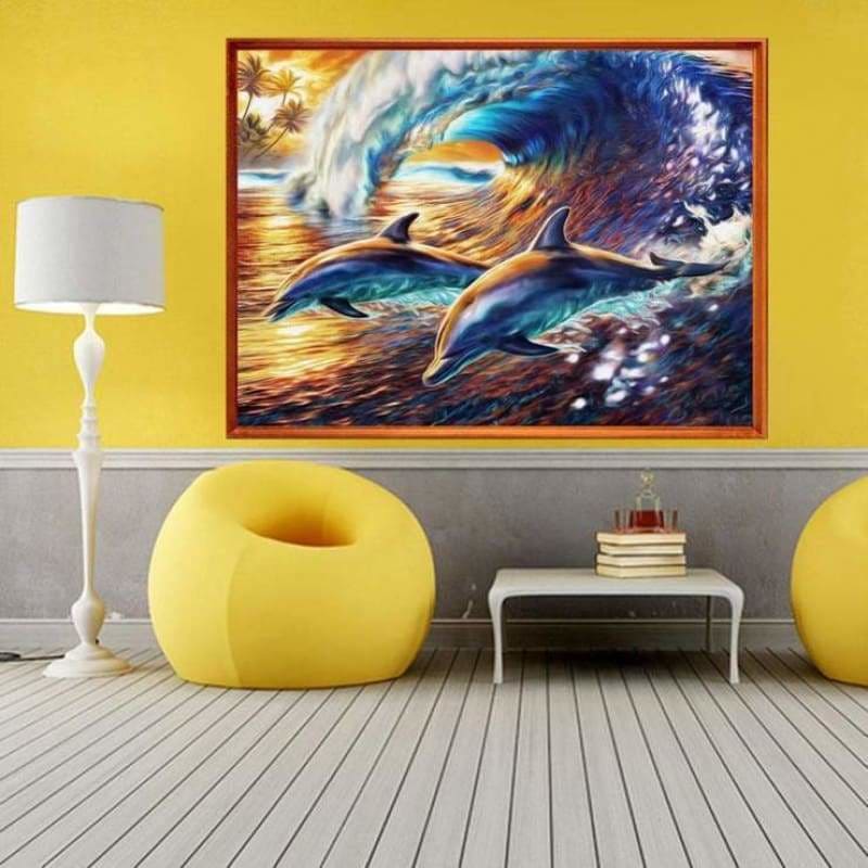 Full Drill - 5D Diamond Painting Kits Colored Drawing 