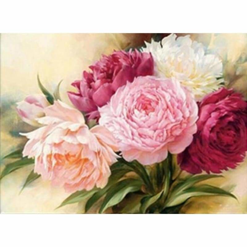 Full Drill - 5D Diamond Painting Kits Colorful Flowers 