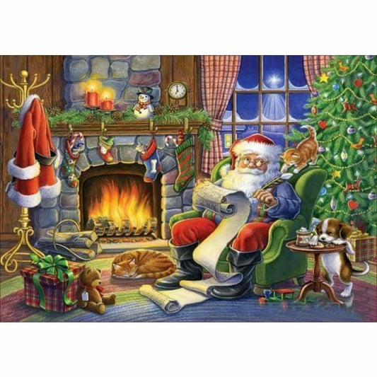 Full Drill - 5D Diamond Painting Kits Father Christmas Life