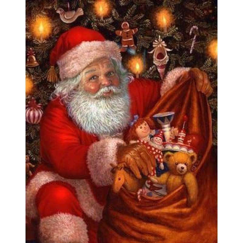 Full Drill - 5D Diamond Painting Kits Kind Santa Claus - 3