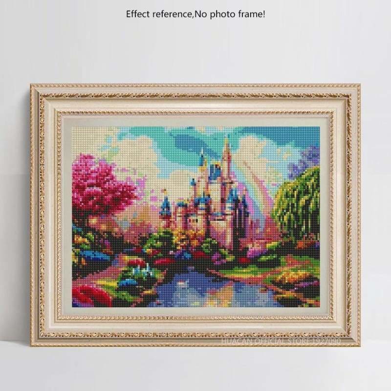 Full Drill - 5D Diamond Painting Kits Rainbow Fantasy Castle