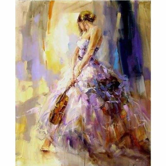 Full Drill - 5D Diamond Painting Kits Sad Beautiful Girl