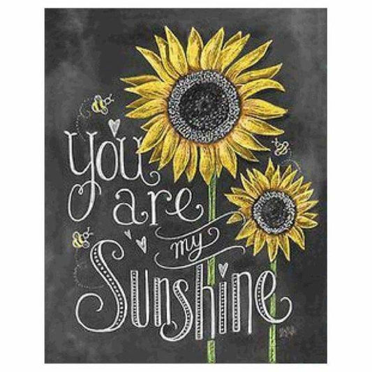 Full Drill - 5D Diamond Painting Kits Sunflower You Are My