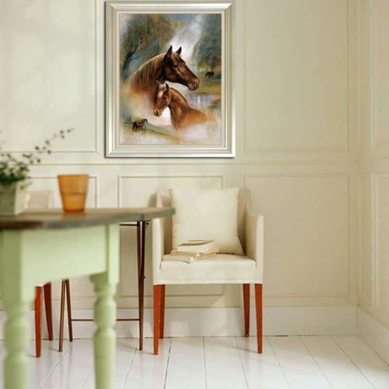 Full Drill - 5D Diamond Painting Kits Watercolor Warm and 