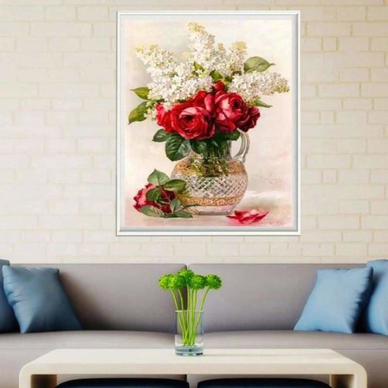 Full Drill - 5D DIY Diamond Painting Kits Artistic Flowers 