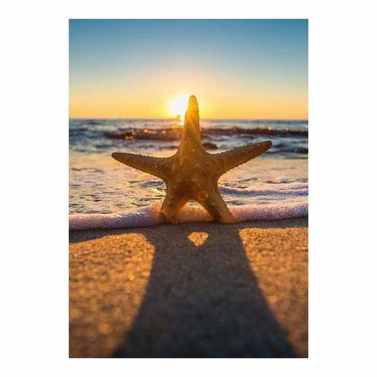 Full Drill - 5D DIY Diamond Painting Kits Beach Starfish