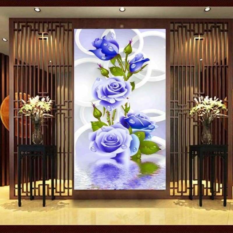 Full Drill - 5D DIY Diamond Painting Kits Beautiful Blue 