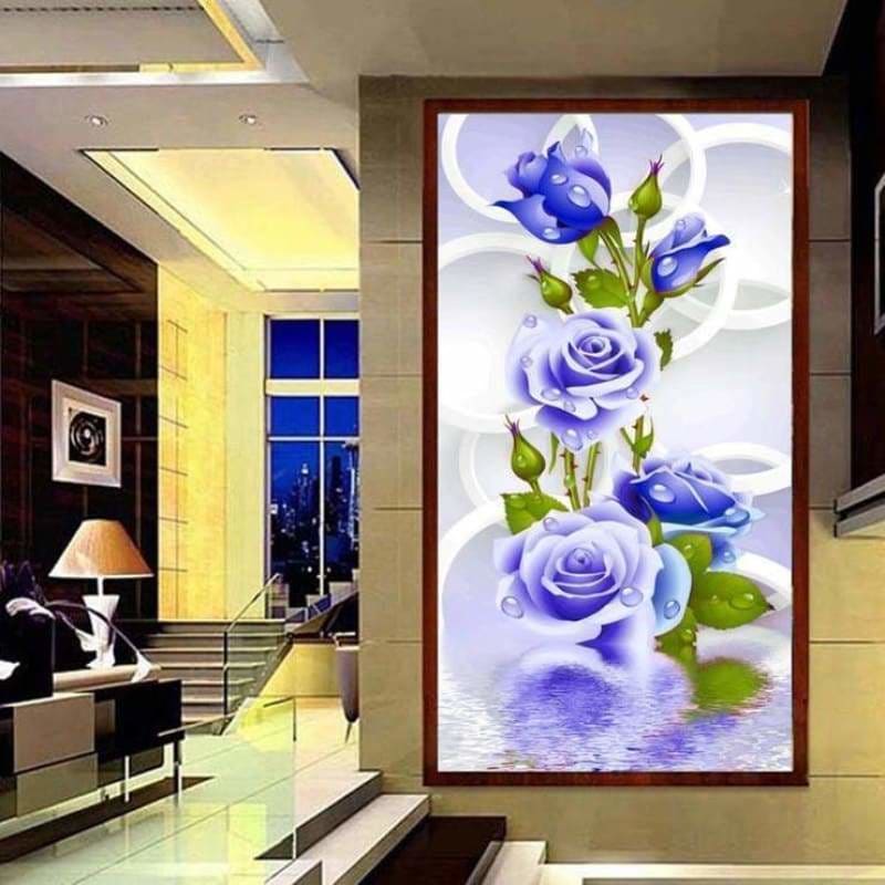 Full Drill - 5D DIY Diamond Painting Kits Beautiful Blue 