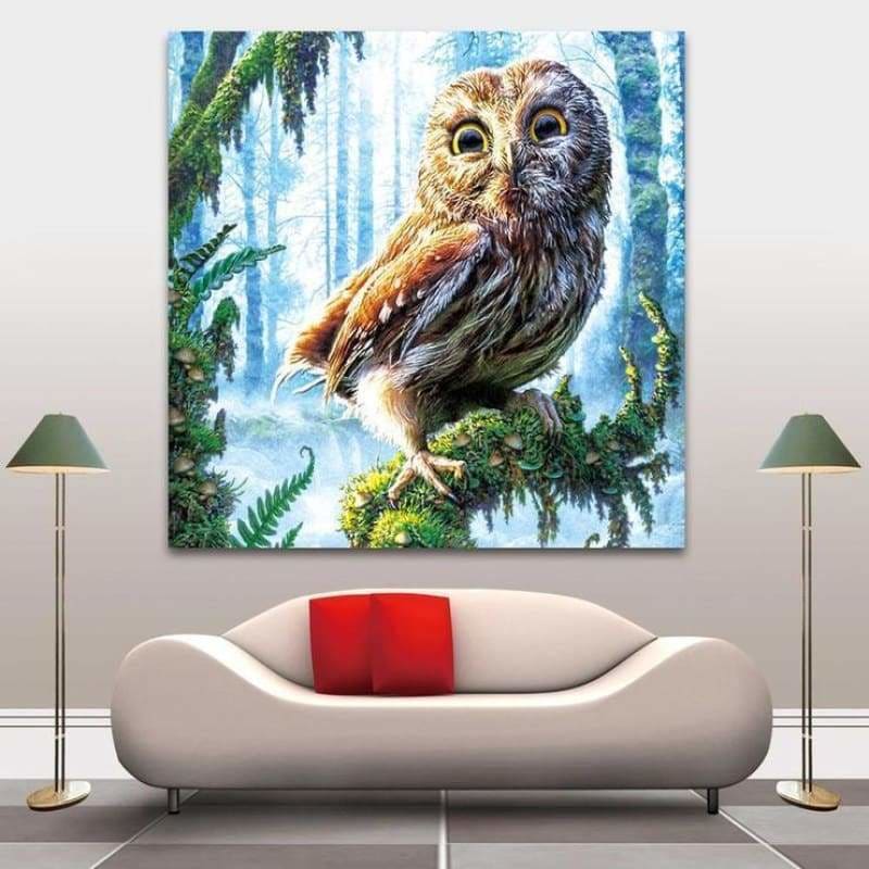 Full Drill - 5D DIY Diamond Painting Kits Cartoon Animal Owl