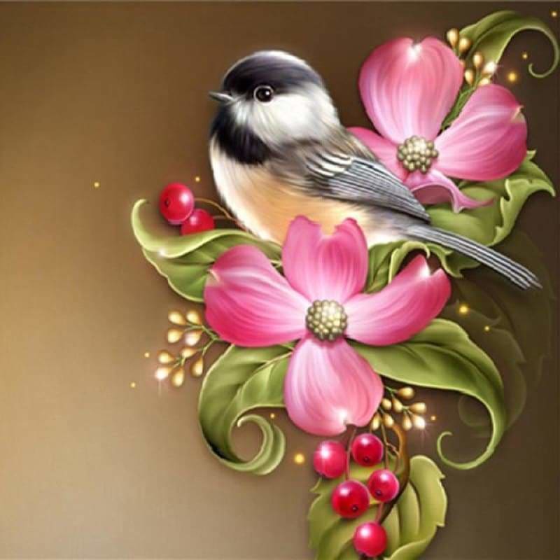 Full Drill - 5D DIY Diamond Painting Kits Cartoon Bird On 