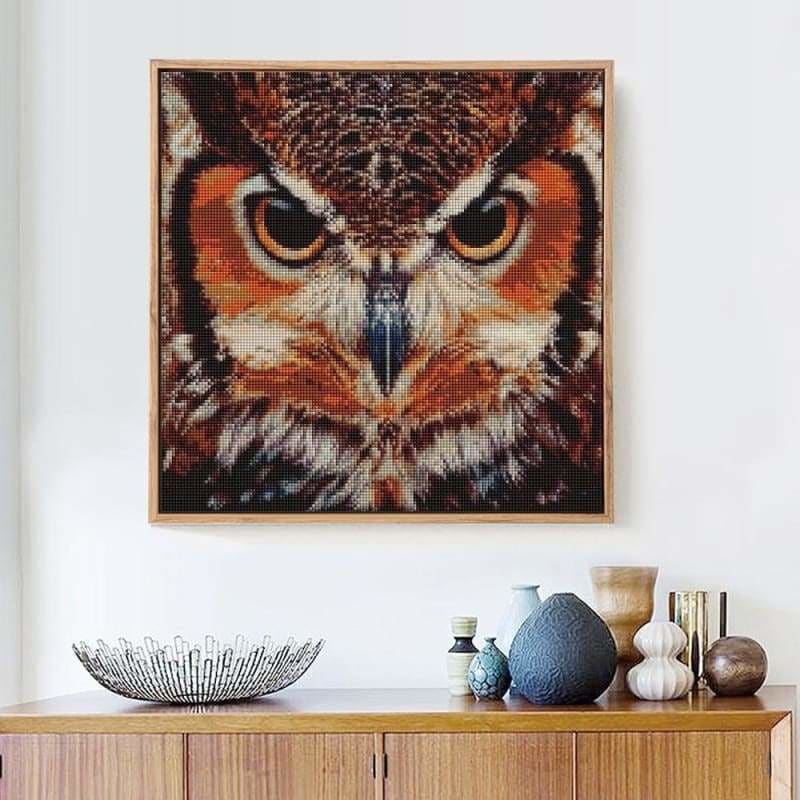 Full Drill - 5D DIY Diamond Painting Kits Cartoon Cool Owl