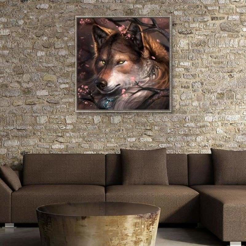 Full Drill - 5D DIY Diamond Painting Kits Cartoon Cool Wolf