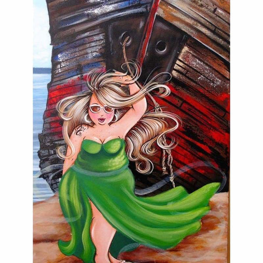 Full Drill - 5D DIY Diamond Painting Kits Cartoon Fat Sexy