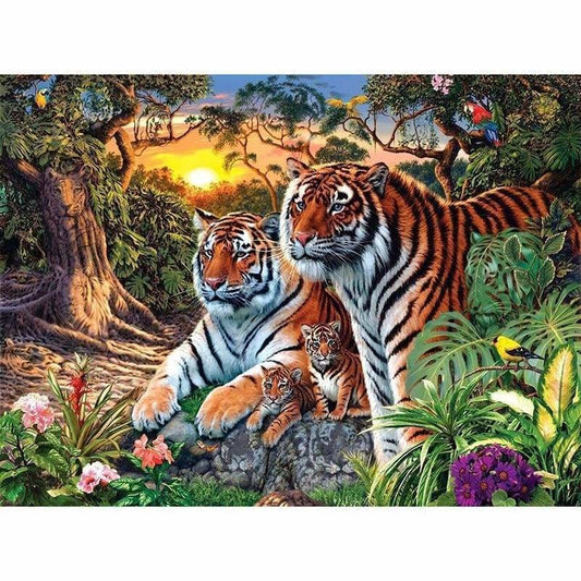 Full Drill - 5D DIY Diamond Painting Kits Cartoon Forest