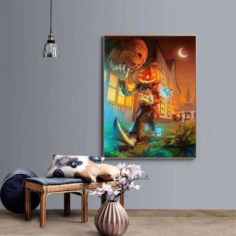 Full Drill - 5D DIY Diamond Painting Kits Cartoon Halloween 