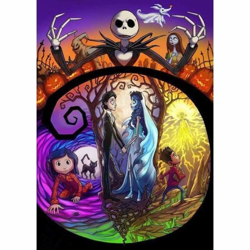 Full Drill - 5D DIY Diamond Painting Kits Cartoon Halloween 