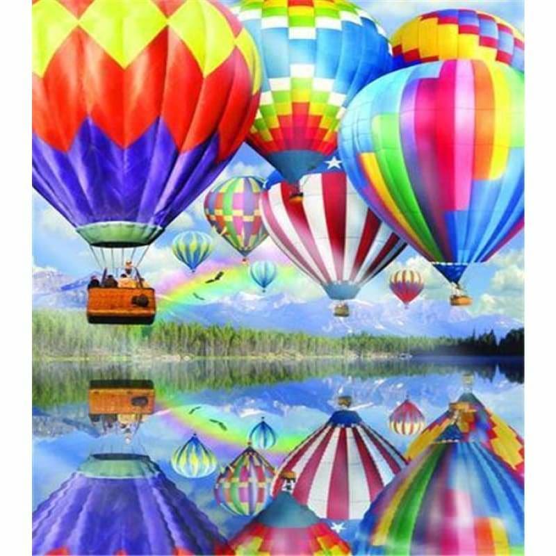 Full Drill - 5D DIY Diamond Painting Kits Cartoon Hot Air 