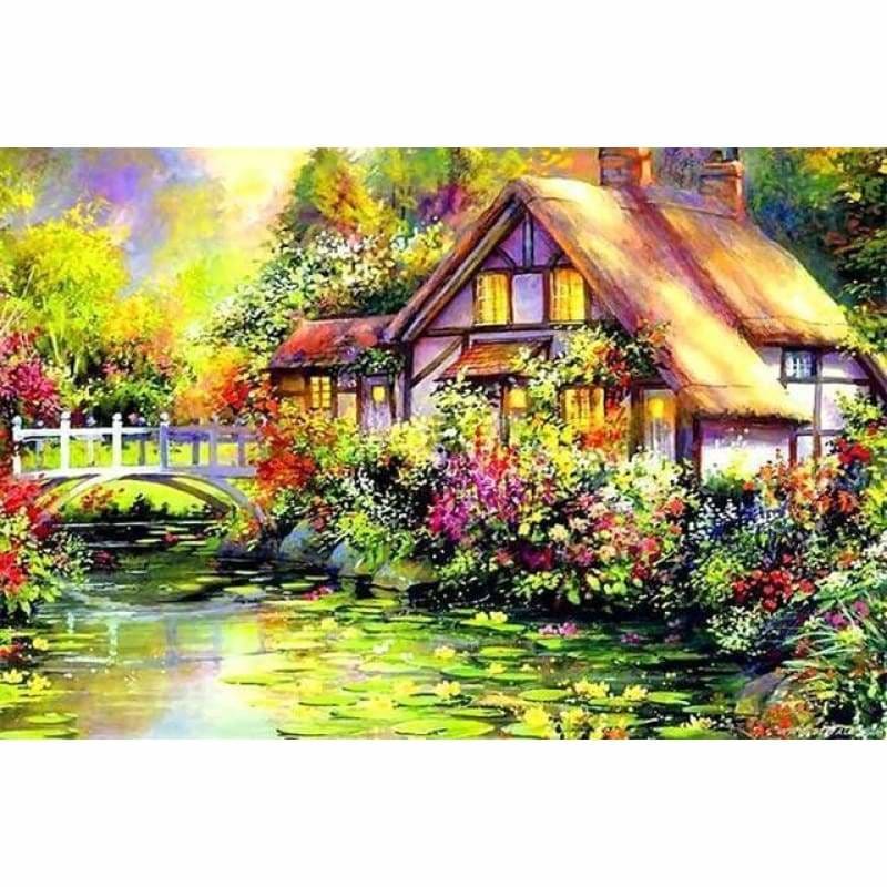 Full Drill - 5D DIY Diamond Painting Kits Cartoon Landscape 