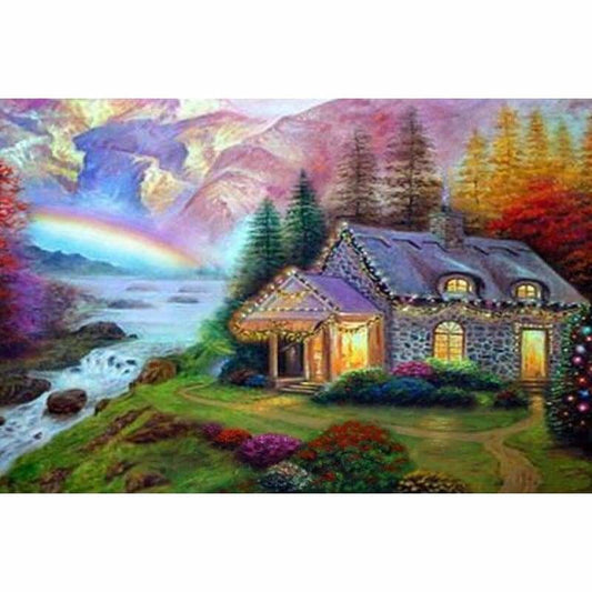 Full Drill - 5D DIY Diamond Painting Kits Cartoon Landscape
