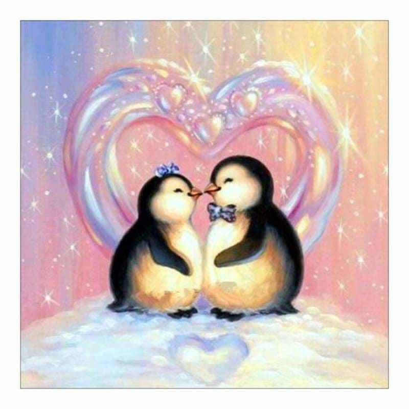 Full Drill - 5D Diy Diamond Painting Kits Cartoon Penguins 