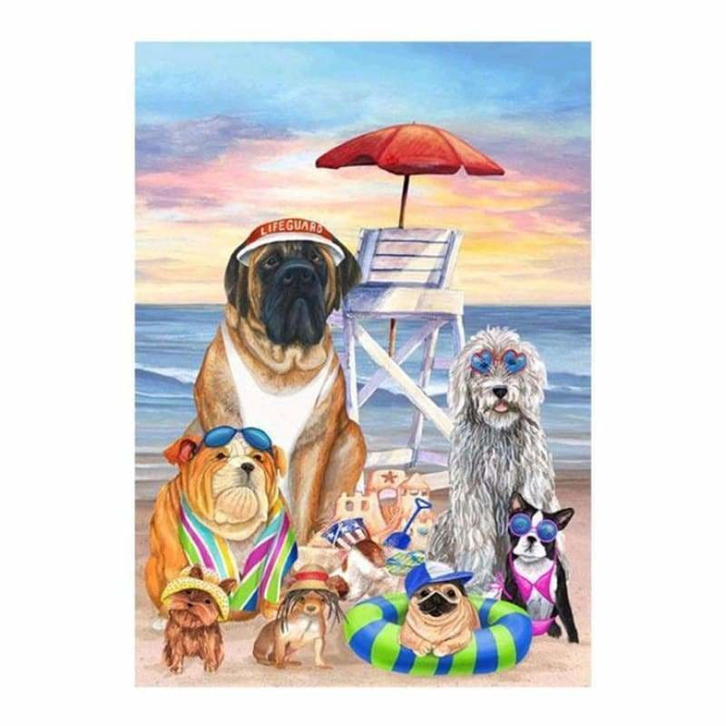 Full Drill - 5D DIY Diamond Painting Kits Cartoon Pet Dogs 