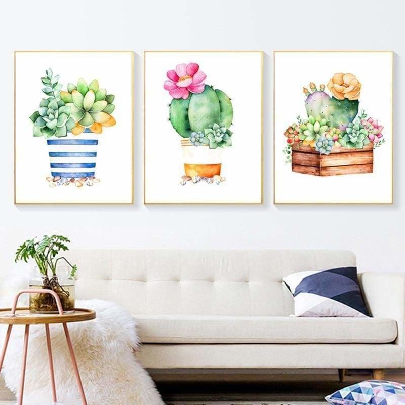 Full Drill - 5D DIY Diamond Painting Kits Cartoon Plant 