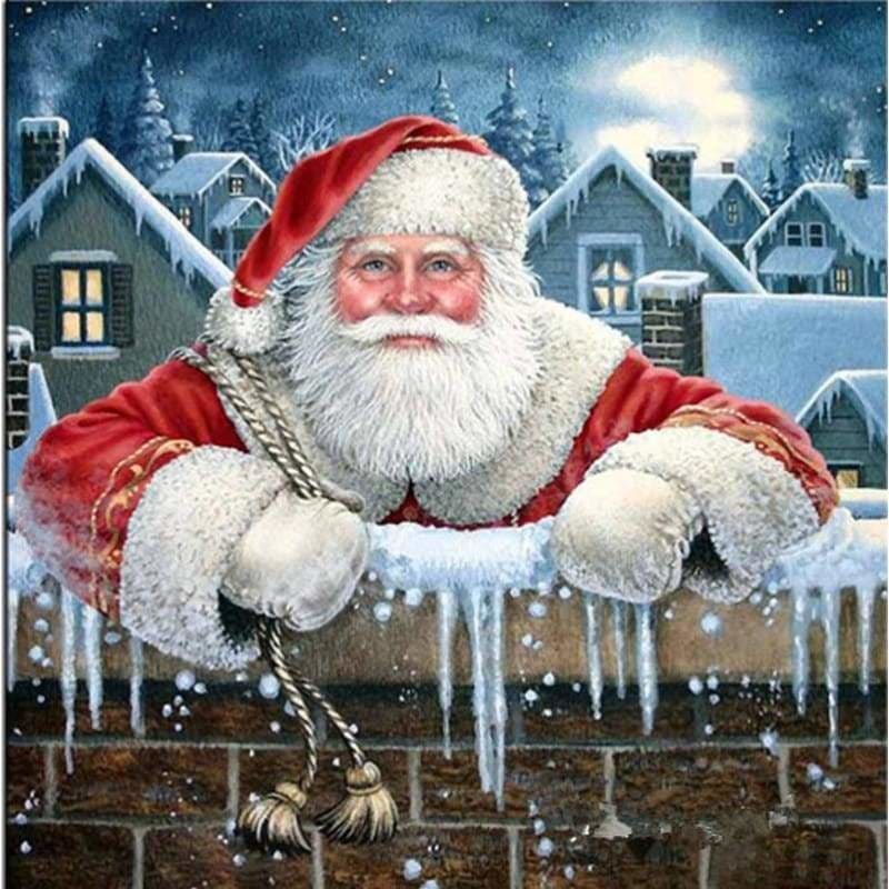 Full Drill - 5D DIY Diamond Painting Kits Cartoon Santa 