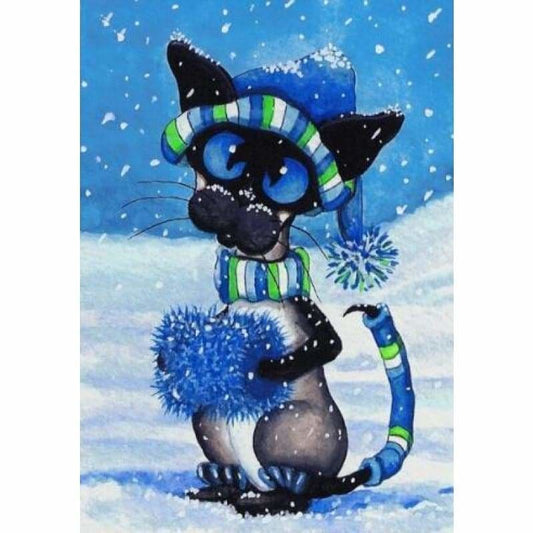 Full Drill - 5D DIY Diamond Painting Kits Cartoon Snow Funny