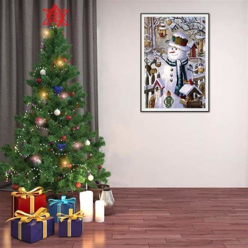 Full Drill - 5D DIY Diamond Painting Kits Cartoon Snowman - NEEDLEWORK KITS