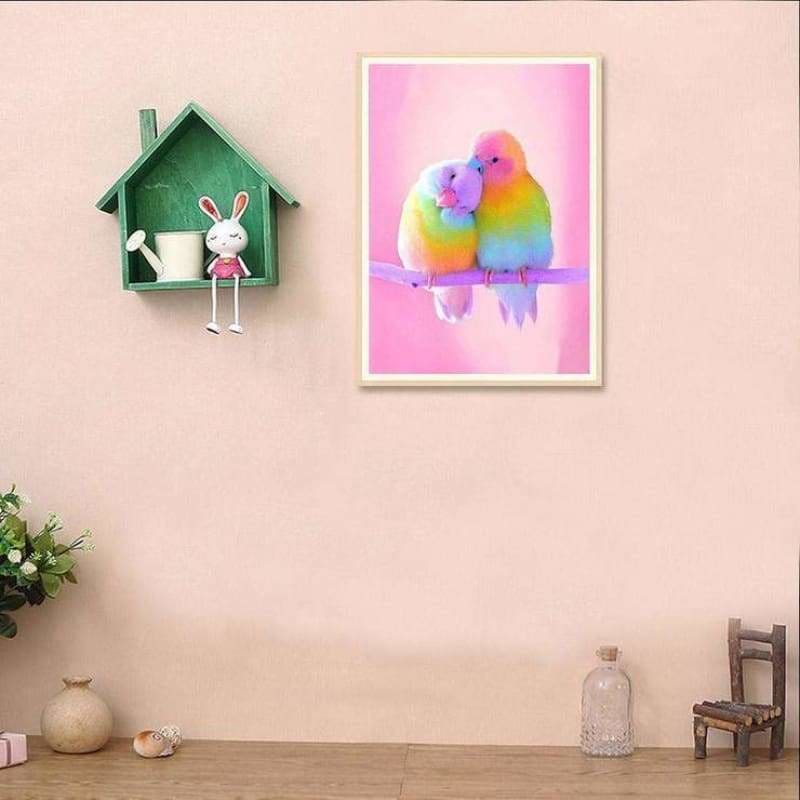 Full Drill - 5D DIY Diamond Painting Kits Colored Bird Lover