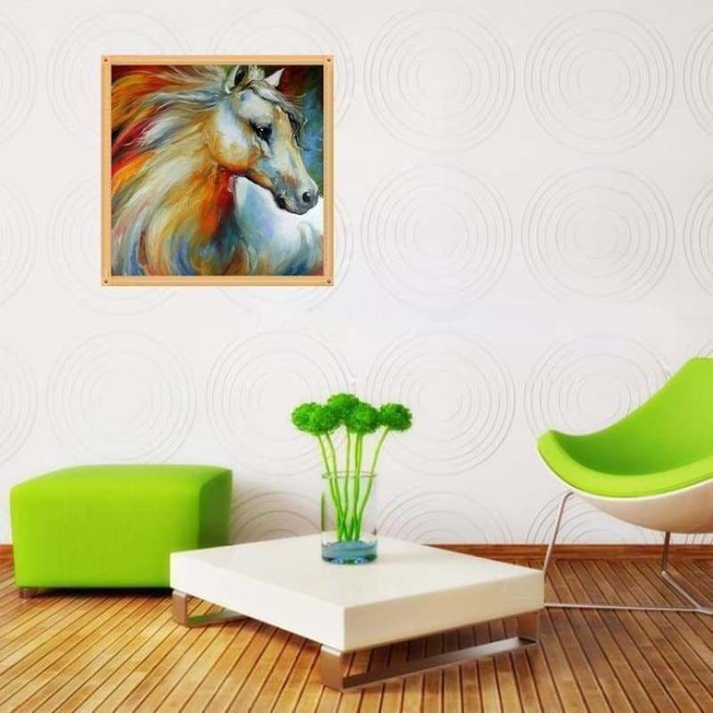 Full Drill - 5D DIY Diamond Painting Kits Colorful Horse