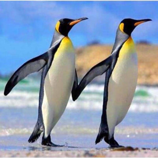 Full Drill - 5D DIY Diamond Painting Kits Cute Penguins By