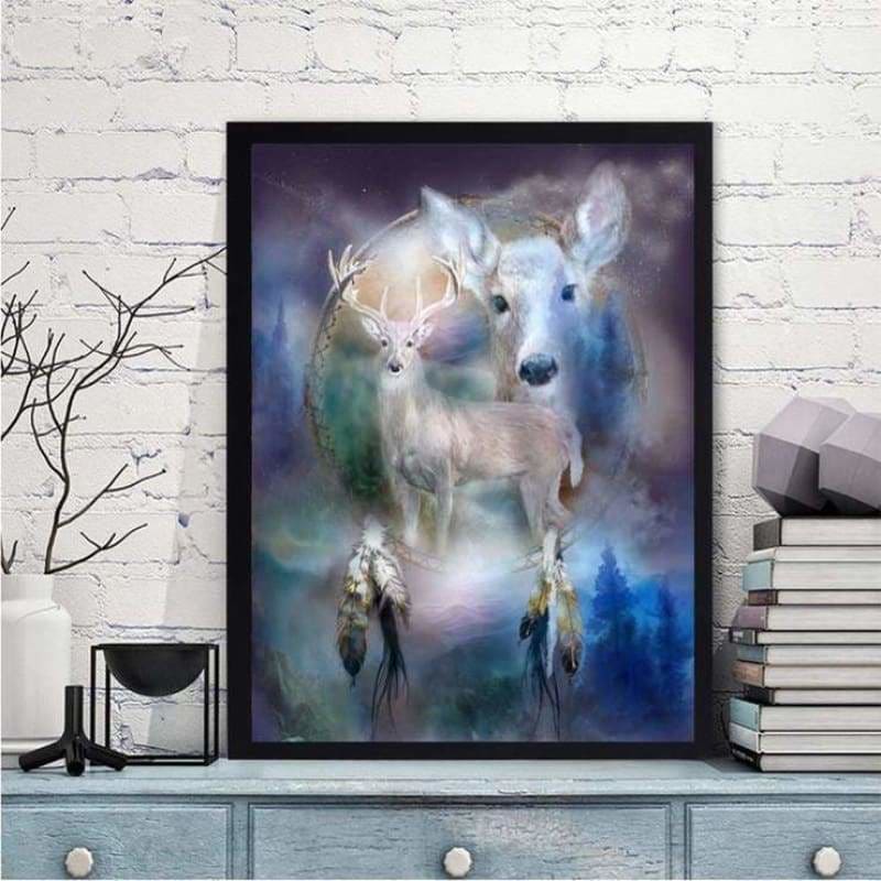 Full Drill - 5D DIY Diamond Painting Kits Deer Dream Catcher