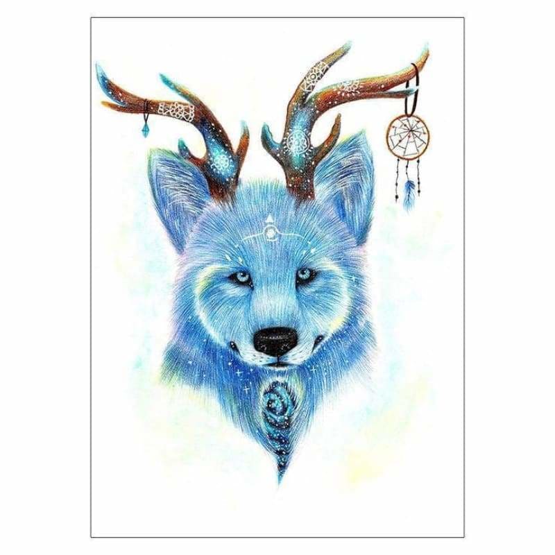 Full Drill - 5D DIY Diamond Painting Kits Dream Cartoon Wolf