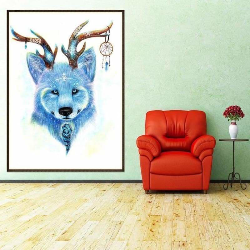 Full Drill - 5D DIY Diamond Painting Kits Dream Cartoon Wolf