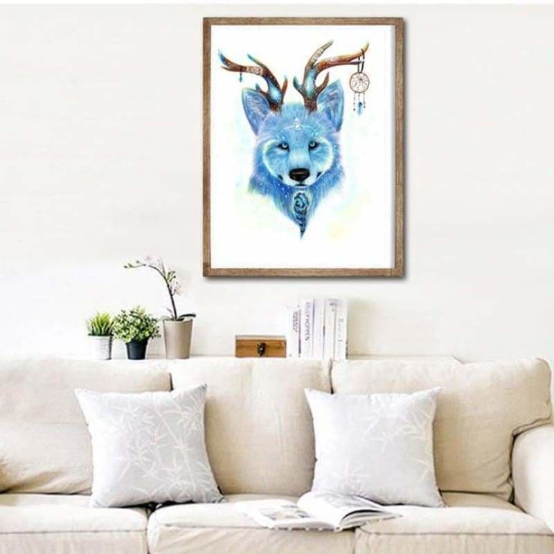 Full Drill - 5D DIY Diamond Painting Kits Dream Cartoon Wolf