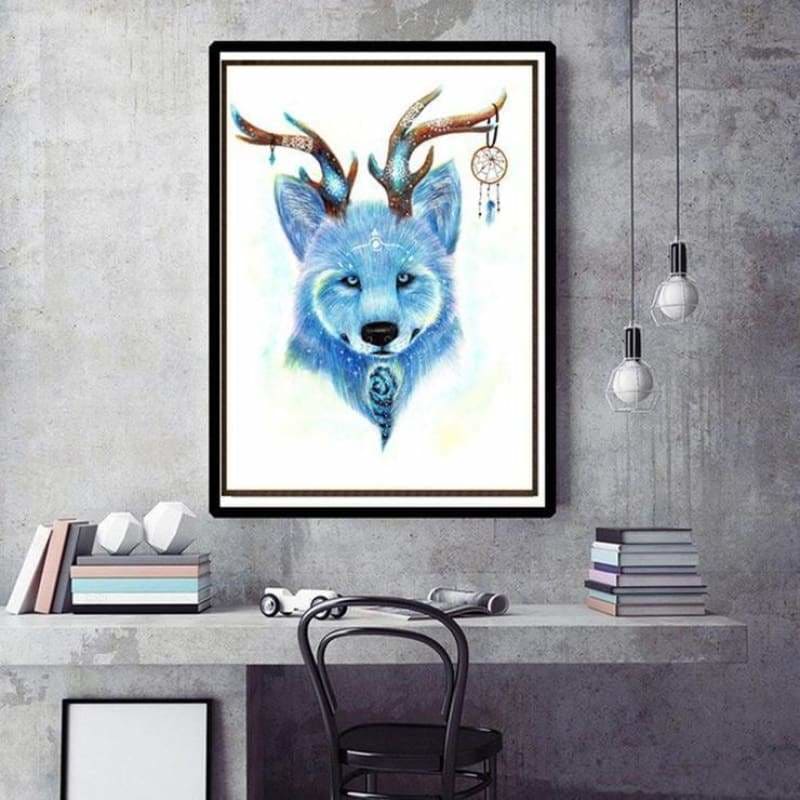 Full Drill - 5D DIY Diamond Painting Kits Dream Cartoon Wolf