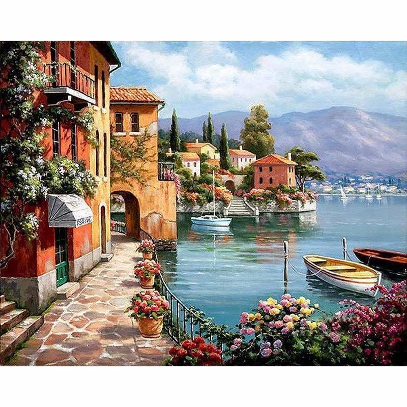 Full Drill - 5D DIY Diamond Painting Kits Dream Coastal City