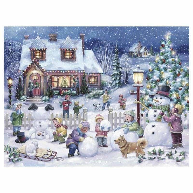 Full Drill - 5D DIY Diamond Painting Kits Dream Winter Snow 