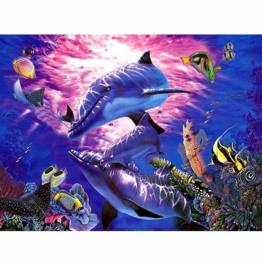 Full Drill - 5D DIY Diamond Painting Kits Fantastic Sea