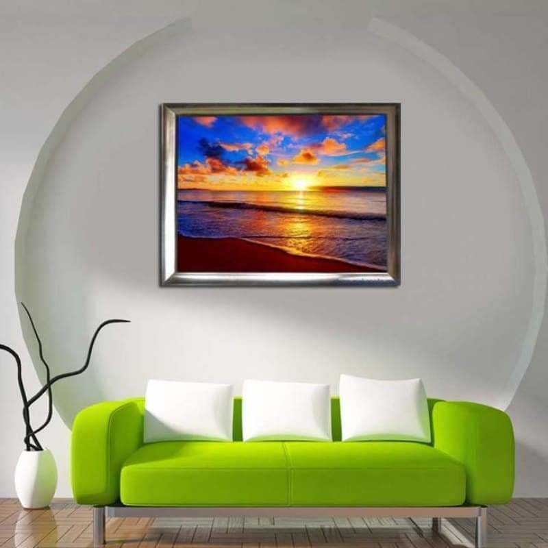 Full Drill - 5D DIY Diamond Painting Kits Fantastic Sunset 