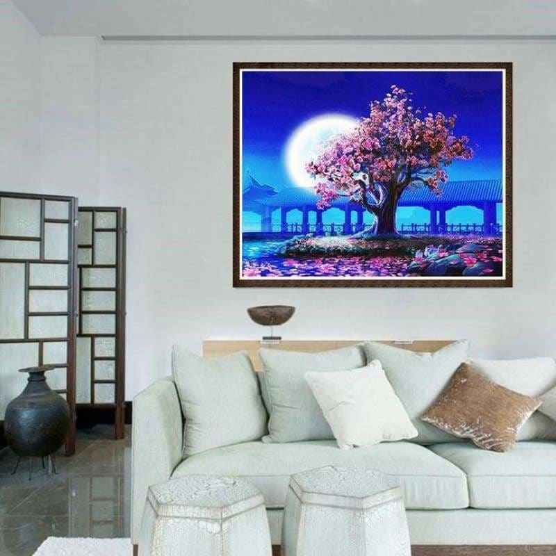 Full Drill - 5D DIY Diamond Painting Kits Fantasy Moon Night