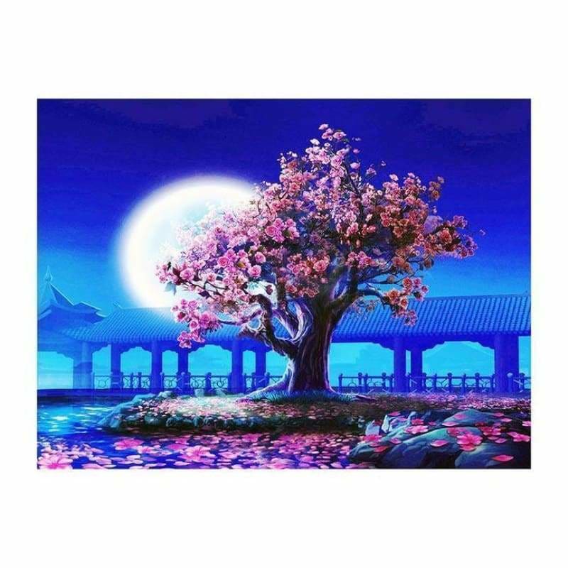 Full Drill - 5D DIY Diamond Painting Kits Fantasy Moon Night