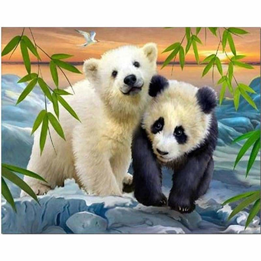 Full Drill - 5D Diy Diamond Painting Kits Friendly White