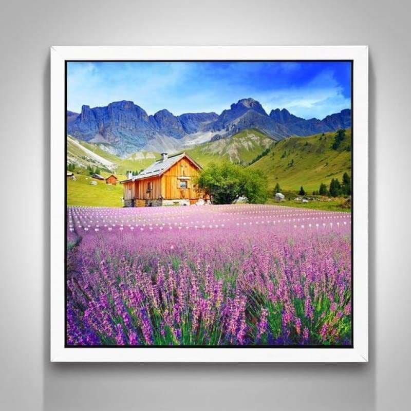 Full Drill - 5D DIY Diamond Painting Kits Lavender Fields 