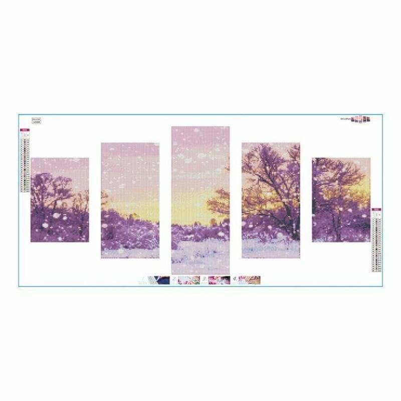 Full Drill - 5D DIY Diamond Painting Kits Multi Panel Winter