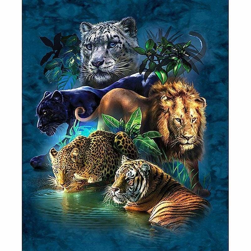 Full Drill - 5D DIY Diamond Painting Kits Nature jungle 