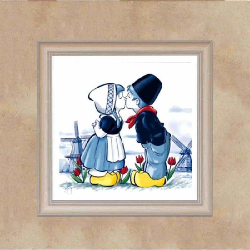 Full Drill - 5D Diy Diamond Painting Kits People In Love Cute Cartoon - NEEDLEWORK KITS