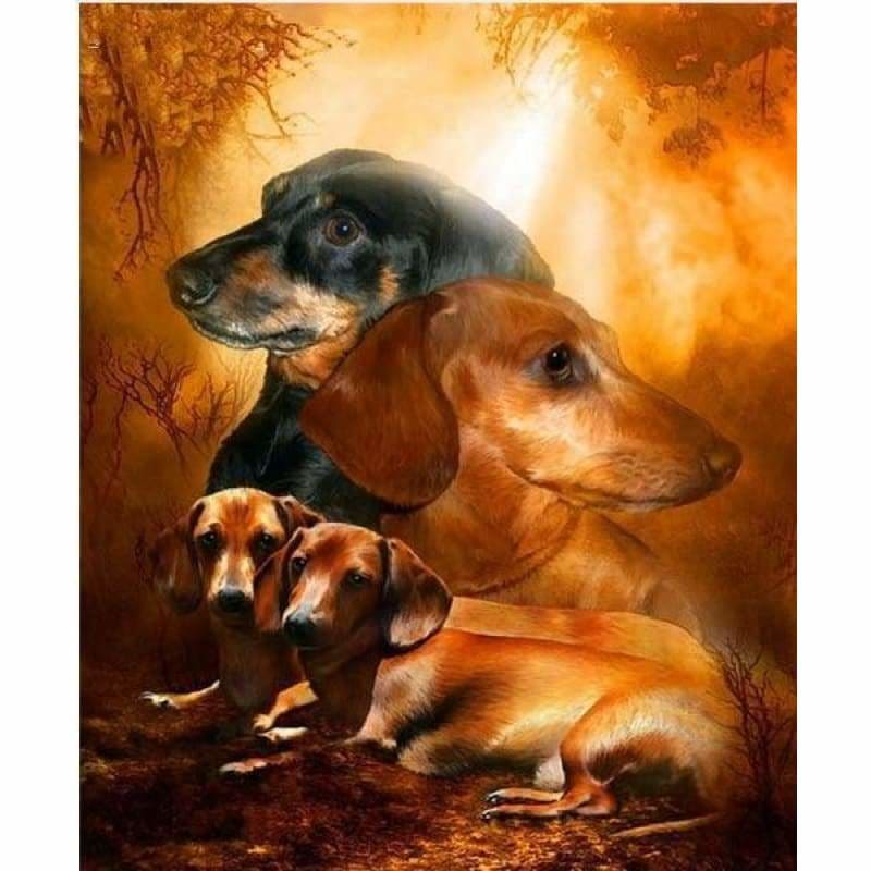 Full Drill - 5D DIY Diamond Painting Kits Pet Cute Dogs - 3