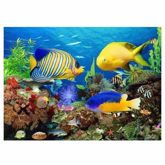 Full Drill - 5D DIY Diamond Painting Kits Undersea Animal 